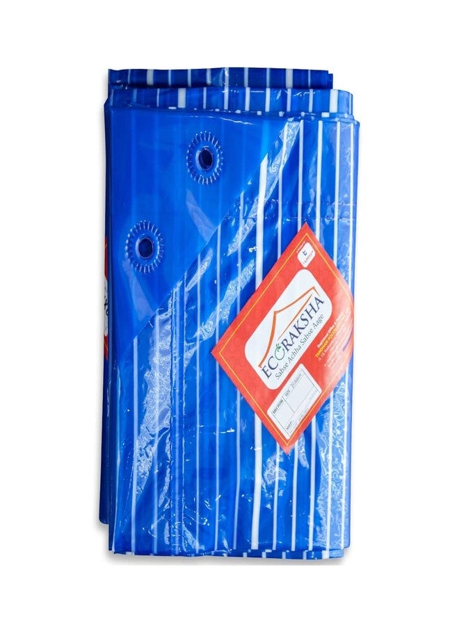 Tandhan Ecoraksha Lining Premium Multilayer Eco-Friendly Tarpaulin Sheet Waterproof Tirpal Heavy Duty 6 X 6 Ft Poly Tadpatri - Multipurpose 100 Microns Plastic Cover Tharpai, Thadika, Tarp (Blue) - Image 1